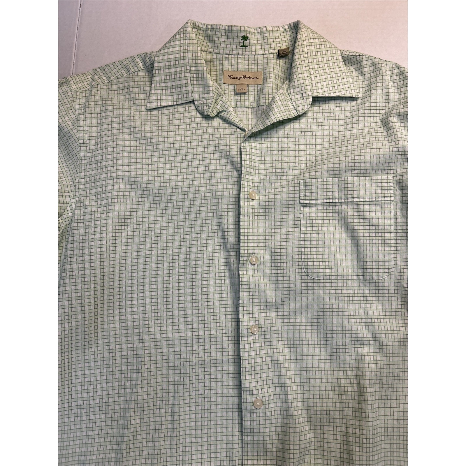 Tommy Bahama Long Sleeve Button Up Dress Shirt 16 32-33 Item 383
